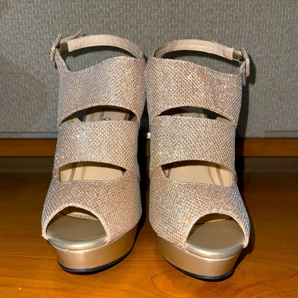 De Blossom Collection Champagne Heels